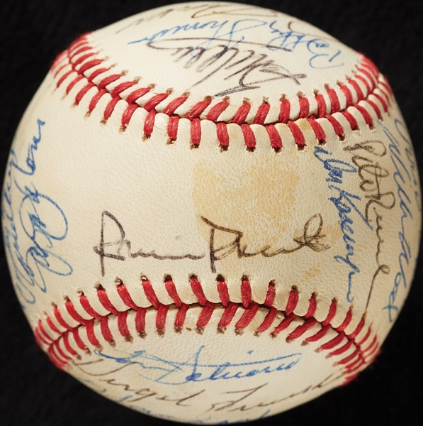 HOFers & Old Timers Multi-Signed ONL Baseball (BAS)