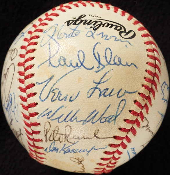 HOFers & Old Timers Multi-Signed ONL Baseball (BAS)