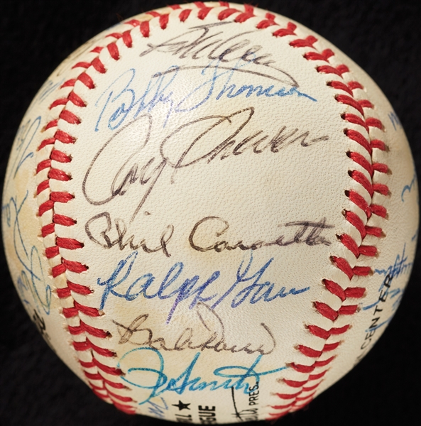 HOFers & Old Timers Multi-Signed ONL Baseball (BAS)