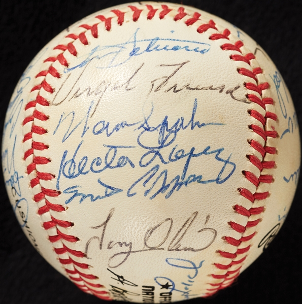 HOFers & Old Timers Multi-Signed ONL Baseball (BAS)