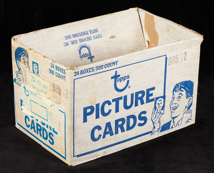 1972-73 Topps Hockey Empty Vending Case (Fritsch)