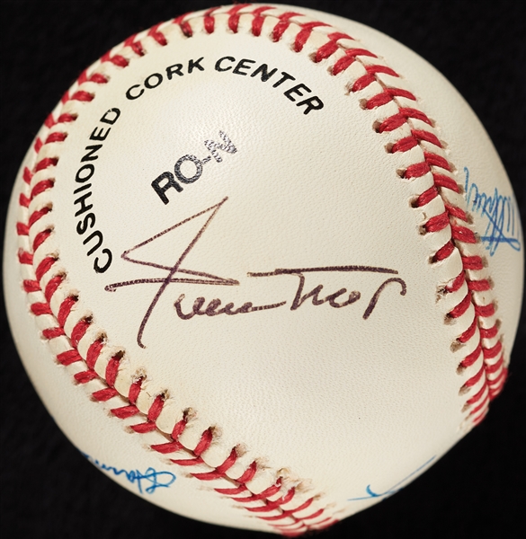 Hank Aaron, Willie Mays, Killebrew & Mathews Signed ONL Baseball (BAS)