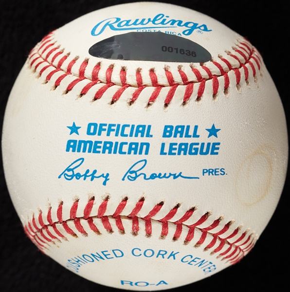 Ted Williams Single-Signed OAL Baseball (Green Diamond) (BAS)