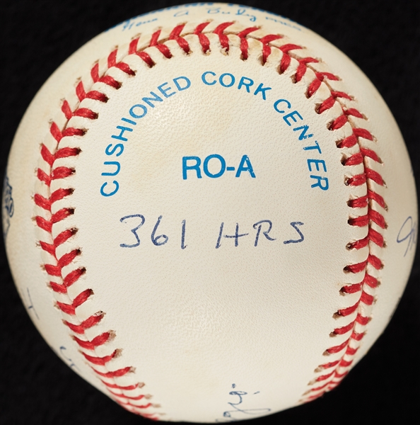 Joe DiMaggio Single-Signed OAL Baseball with Multiple Inscriptions (9/41) (BAS)