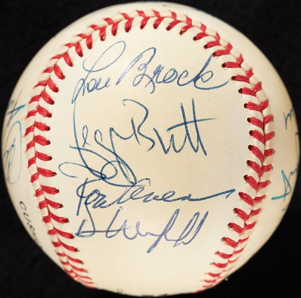 3,000 Hit Club Multi-Signed ONL Baseball (49/125) (BAS)