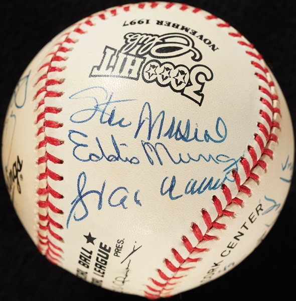 3,000 Hit Club Multi-Signed ONL Baseball (49/125) (BAS)