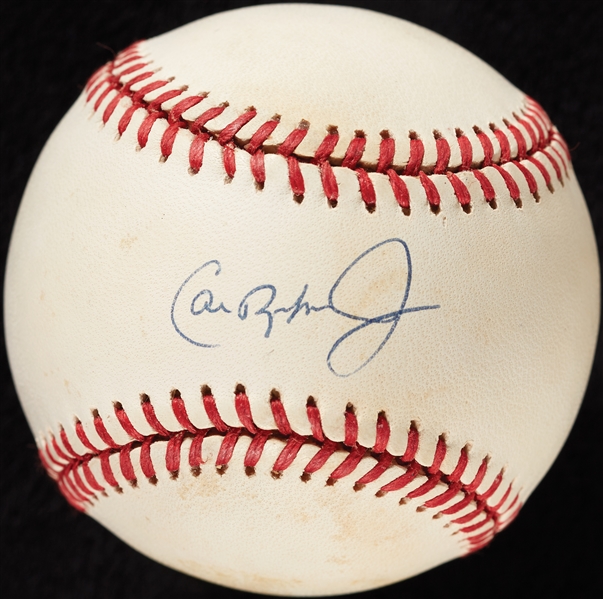 Cal Ripken Jr. Single-Signed OAL Baseball with ProMint 22K Gold Card