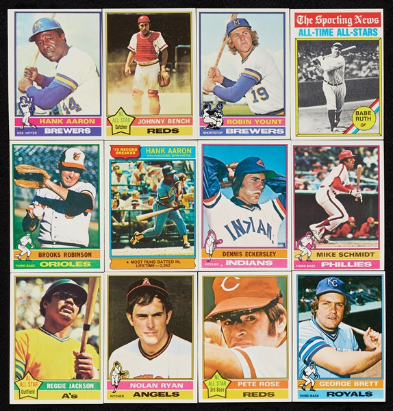 Super High-Grade 1976 Topps Baseball Complete Set (660)