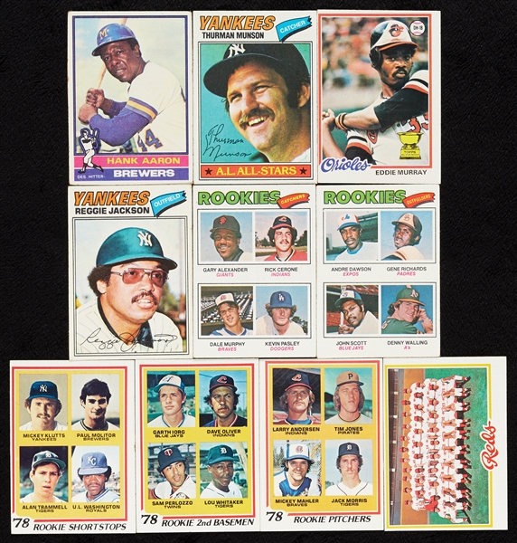 1976-78 Topps Baseball Set Run (3)