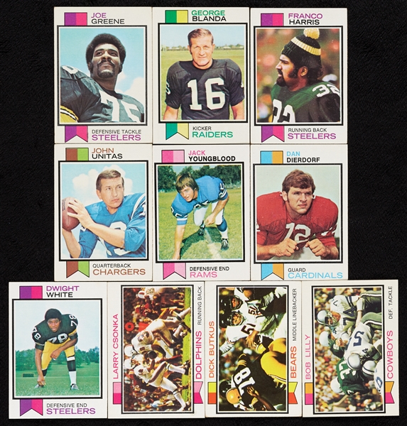 1973 Topps Football Partial Set (400/528)