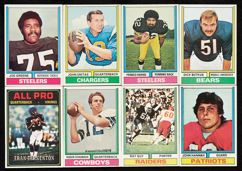 1974 Topps Football High-Grade Near Set (526/528)