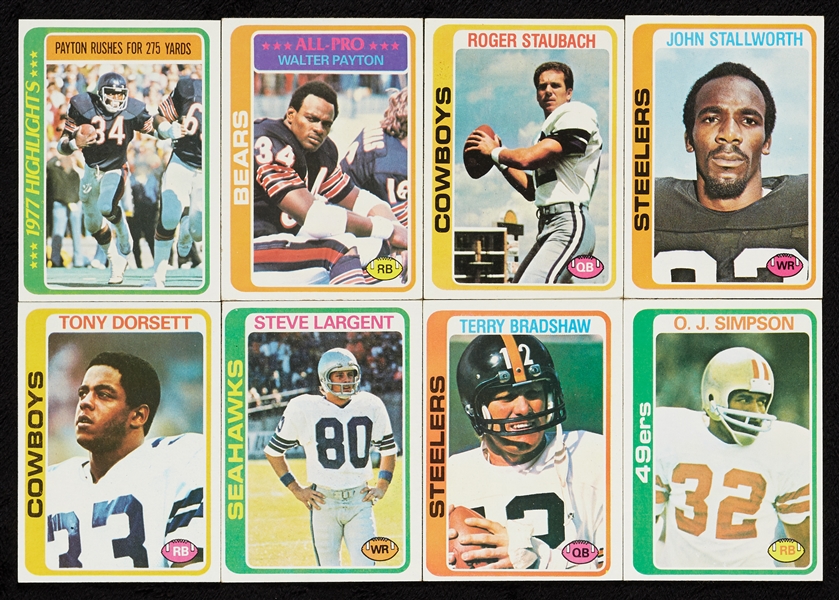 1977-79 Topps Football Sets and Near Sets (4)