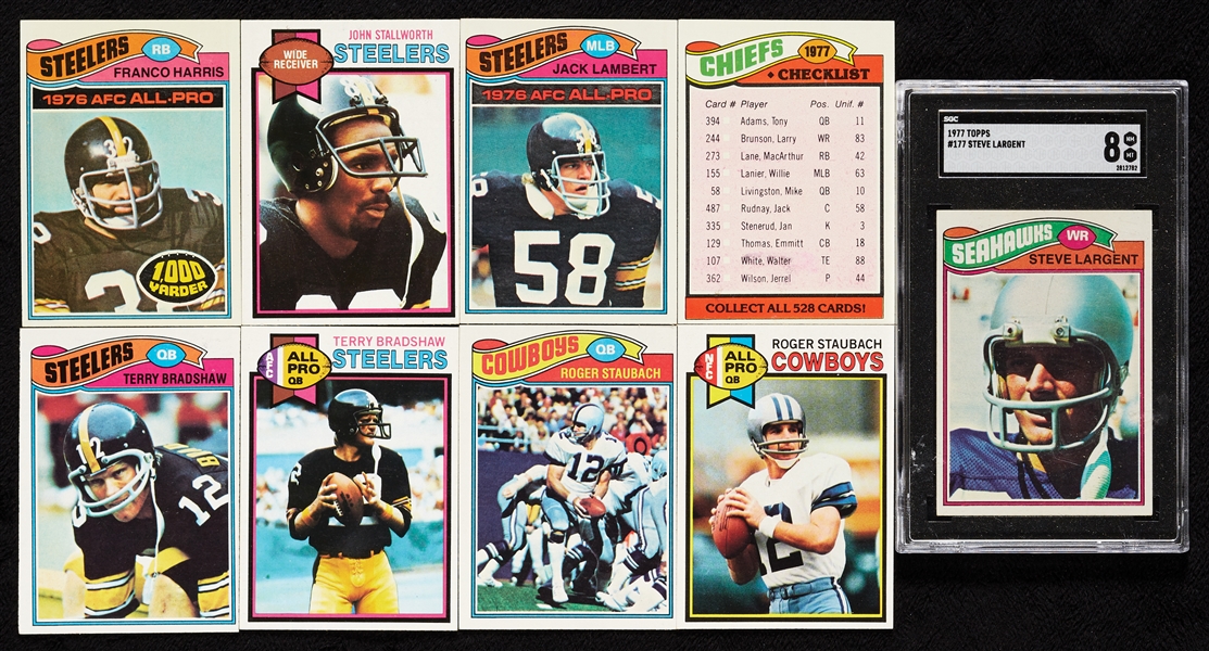 1977-79 Topps Football Sets and Near Sets (4)