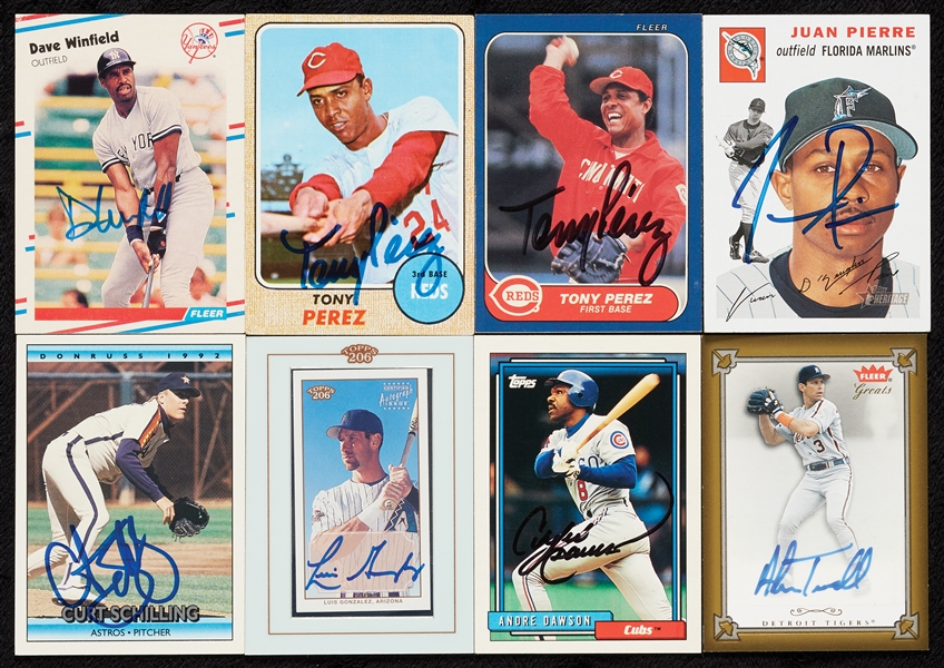 Signed Baseball Card Collection (320+)