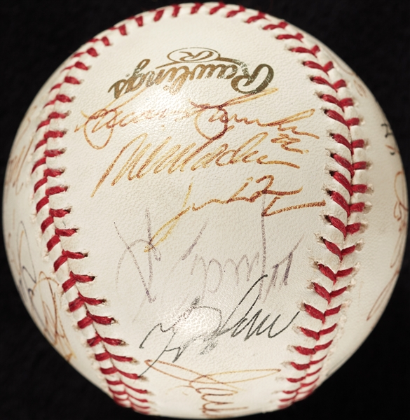 2003 Florida Marlins World Champs Team-Signed WS Baseball (BAS)