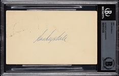 Don Drysdale Signed GPC from Rookie Year (1956) (BAS)