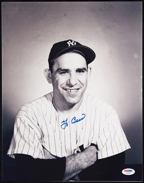 Yogi Berra Signed 11x14 Photo (Graded PSA/DNA 10)