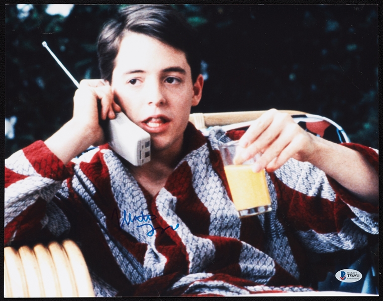 Matthew Broderick Signed 11x14 Photo (BAS)