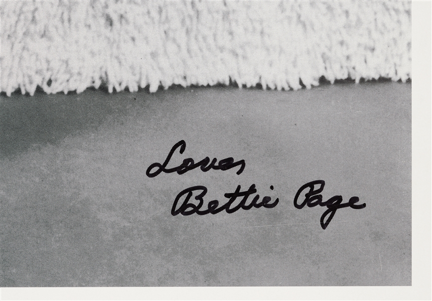 Bettie Page Signed 11x14 Photo (PSA/DNA)