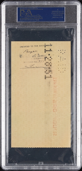 Doris Day Signed Check (PSA/DNA)