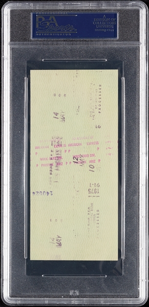 Bruce Dern Signed Check (Graded PSA/DNA 10)