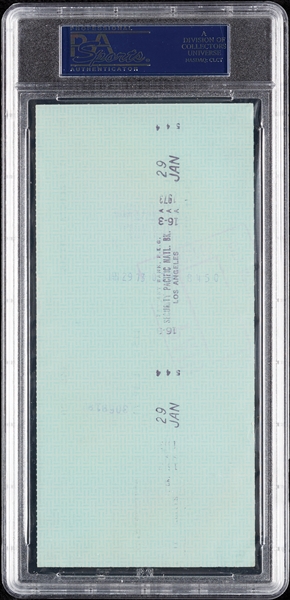 Red Buttons Signed Check (PSA/DNA)