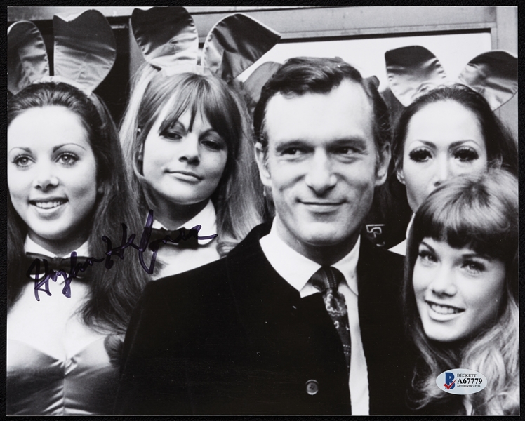 Hugh Hefner Signed 8x10 Photo (BAS)