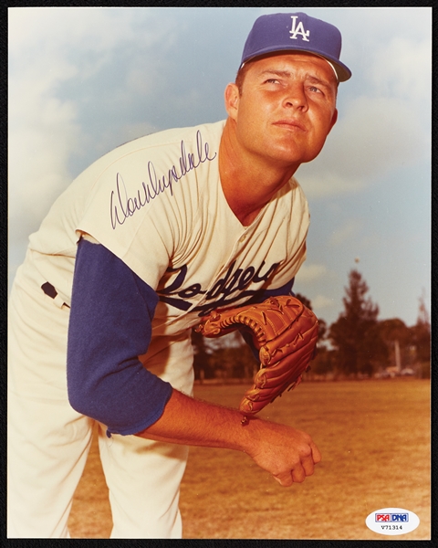 Don Drysdale Signed 8x10 Photo (PSA/DNA)