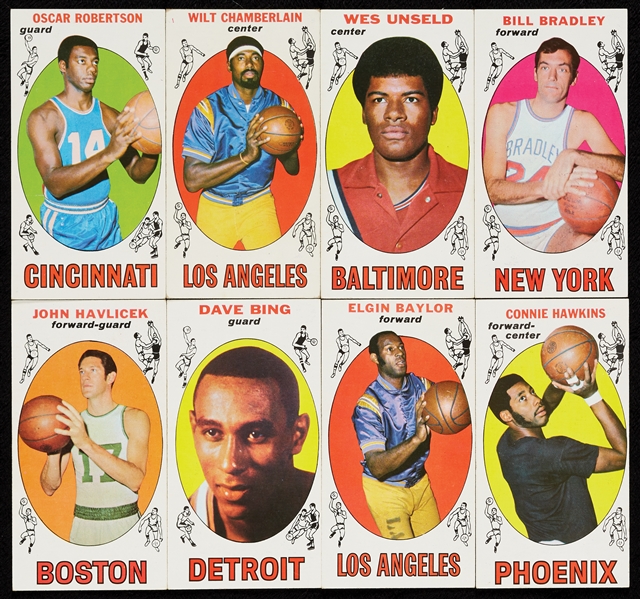 1969 Topps Basketball High-Grade Complete Set (100)