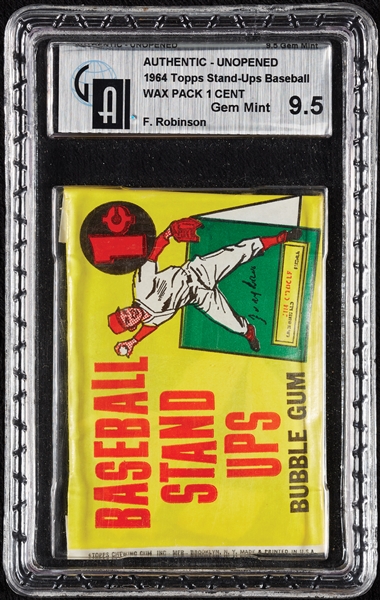 1964 Topps Stand-Ups Wax Pack (Graded GAI 9.5)