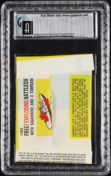 1964 Topps Stand-Ups Wax Pack (Graded GAI 9.5)