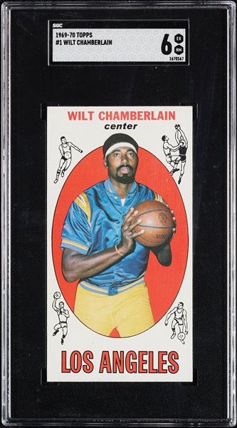 1969 Topps Wilt Chamberlain No. 1 SGC 6