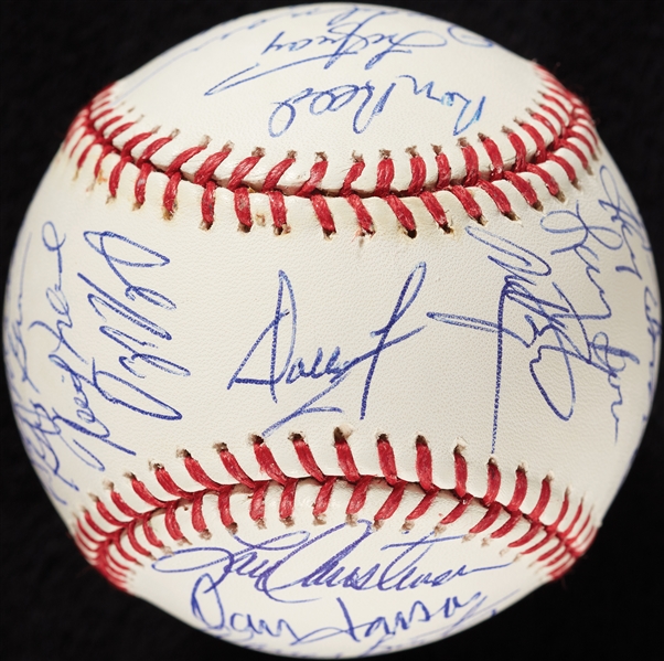 1980 Philadelphia Phillies Reunion World Champs Team-Signed OML Baseball (JSA)