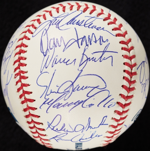 1980 Philadelphia Phillies Reunion World Champs Team-Signed OML Baseball (JSA)