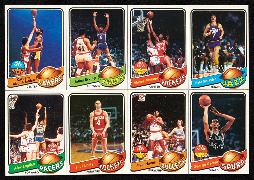 1979 Topps Basketball High-Grade Complete Set (132)