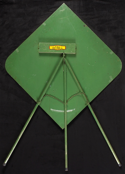 1954-63 Kansas City Athletics Stadium Tripod Sign