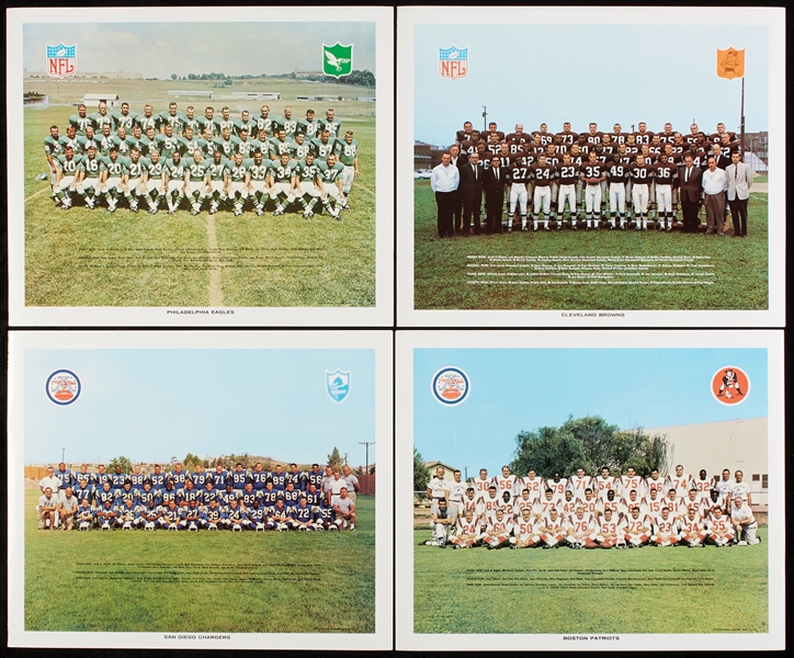 1964 Official NFL Team Photographs Large Group (31)