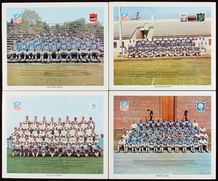 1964 Official NFL Team Photographs Large Group (31)