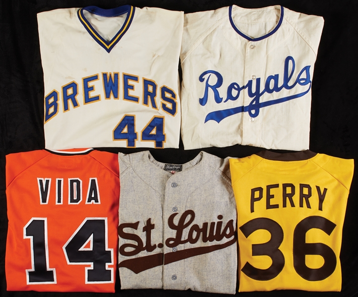 1970s Sample Jerseys Group – Aaron, Carter, Perry and Rose (11)