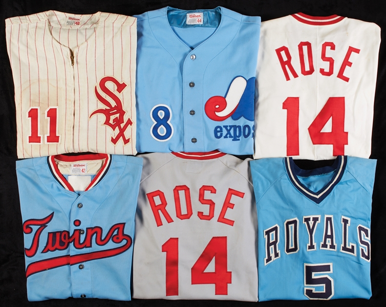 1970s Sample Jerseys Group – Aaron, Carter, Perry and Rose (11)