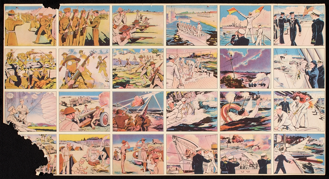 1941 Uncle Sam R157 Non-Sport Paper Sheet (24)