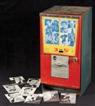 1959 Exhibit Card Vending Machine With Big Band Legends Reprints Inventory