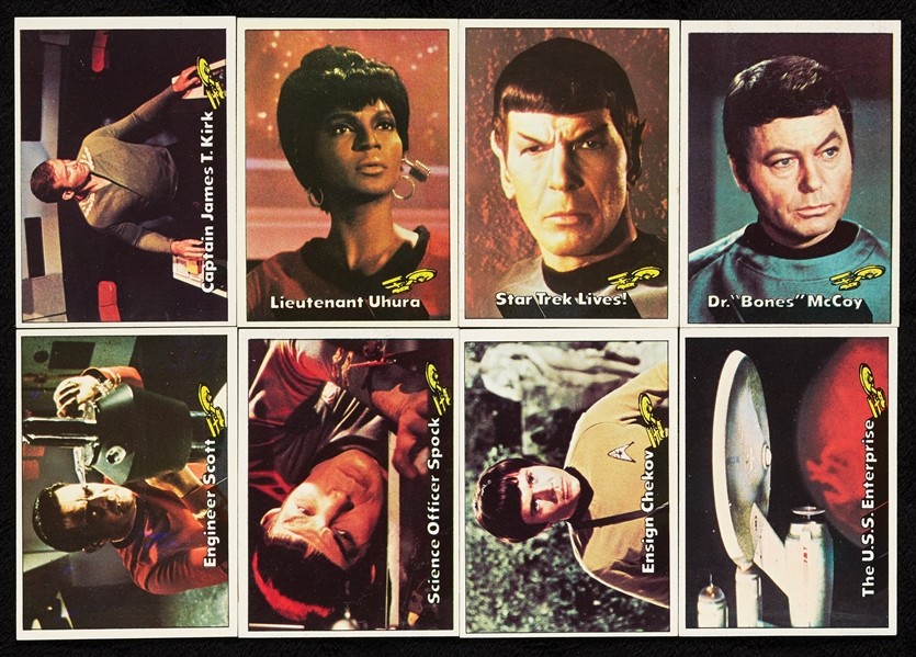 1976 Topps Star Trek A Captain’s Log Complete Set (88)