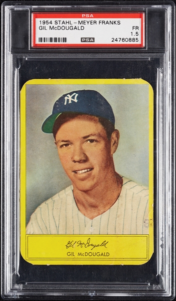 1954 Stahl-Meyer Franks Gil McDougald PSA 1.5