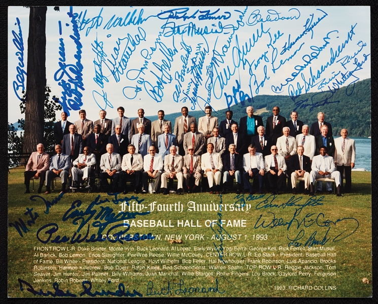 1993 Hall of Fame Multi-Signed 8x10 Photo Signed by 36 (BAS)