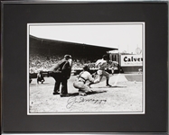 Joe DiMaggio Signed 11x14 Framed Photo (Brearley Collection) (BAS)