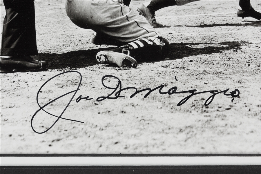 Joe DiMaggio Signed 11x14 Framed Photo (Brearley Collection) (BAS)