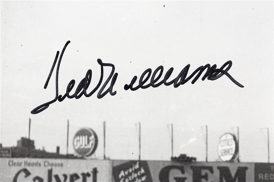 Ted Williams Signed 8x10 Photo (BAS)