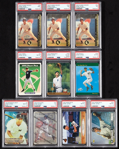 Derek Jeter PSA-Graded Rookie Group (29)