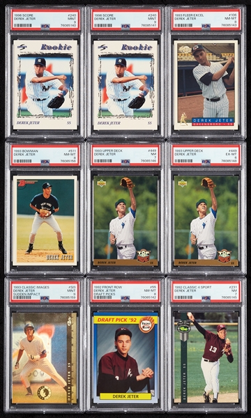 Derek Jeter PSA-Graded Rookie Group (29)